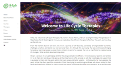Desktop Screenshot of lifecycletherapies.com